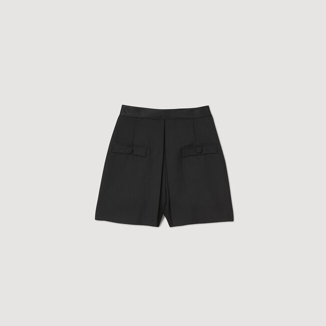 Short de talle alto con botones